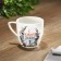 Ceramic mug "Fairytale holiday", 350 ml, white color