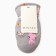 Winter children's mittens minku, gray color, 18cm