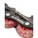 Cross Roller Frame for hockey skates, black-red, size 34-37