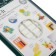 Faber-Castell Tack-Sit gluing pillows are white, 90 pieces /packaging, 50 g, blister