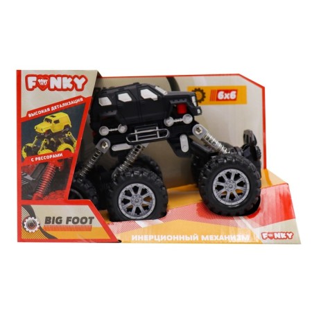 Inertial Funky Toys “SUV” machine, black color-1
