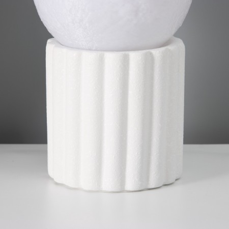 Table lamp "Moon" LED 1x40W E27 white 12x12x21cm-3