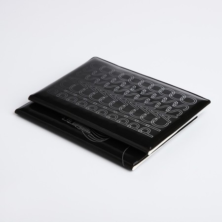 Gift set: 2 covers for passport, black/gray color-3