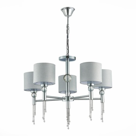 Suspended EVOLUCE lamp. Sle105173-05. Primma. 5x60 watts, E27, 65x65x48 cm, chromium color-5