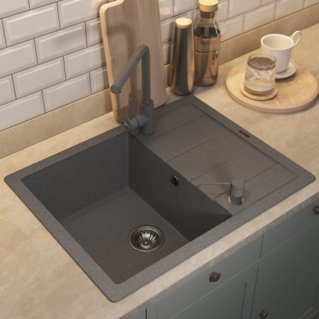 Quartz-quartz kitchen up-up-quartz upd-03, rectangular, color 03 gray