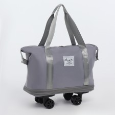 Bag Dor RK Kol, 40*21*33/48/63, departure for Meln, with led, n/pocket, holding d/suit, gray