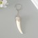 Browler Metal "Fang" White 6x1.7 cm