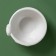 Saladnik New Year's share "Cute snakes", D = 10.2 cm, white color