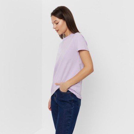 Women's T-shirt Basic Line Lavender color, rr 44-1