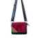 Bag Messenger on magnet, green/red/karmin