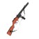 Elaboration of wood "PPSh", painted