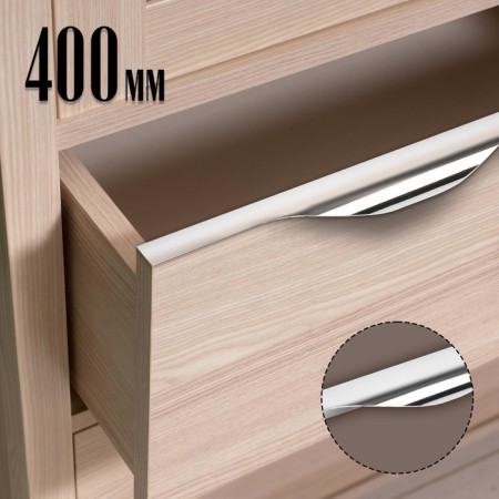 Penfois handle Cappio RP100ch, l = 400 mm, chromium color, 4 pcs.