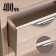 Penfois handle Cappio RP100ch, l = 400 mm, chromium color, 4 pcs.