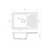 Granfest Quarz GF-ZL-52, 753x477 mm kitchen washing.