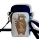 Cross-Bodi bag, lightning department, blue "bear" 12x3x20cm