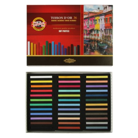 Pastel dry art 36 colors, Soft Koh-I-Noor Toison D`or 8585