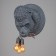 Sconces "gorilla" 3he27 40W gray51.5x51.5x32cm