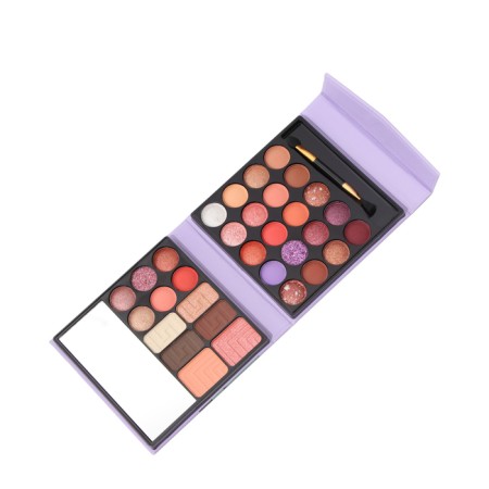 A set of decorative cosmetics (glitter, highlighter, eyebrow shadows, eye shadow)-1