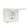 Rosette "Elect" Ra 16-005, 16 A, 250 V, single, open, with salary, with a lid