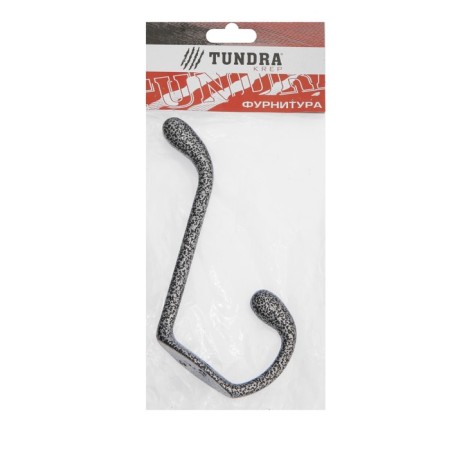 Hook furniture tundra TKD033, two -rod, silver/black-4