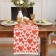 The path to the Ethel table Red Hearts 40x149cm, 100% cotton, sarzha 190 g/m2