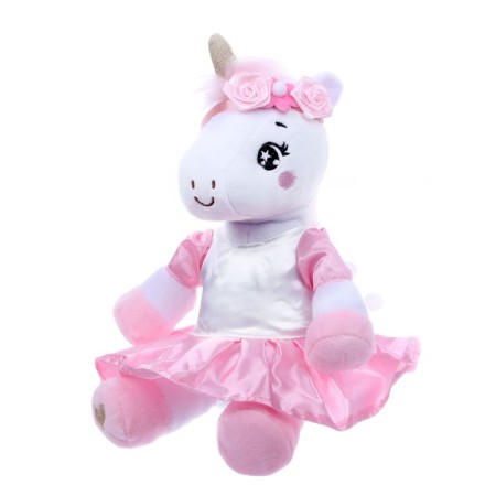 Soft toy "Unicorn in the dress", 21 cm-5