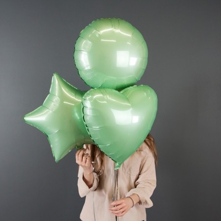 Foil ball 18 "Mint Makaruns", circle-1