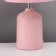 Table lamp "pattern" 1x40W E14 pink 20x20x34cm