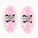 Hair clip, 2 pcs, 5.5 cm, Minnie Mouse