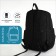 School backpack on lightning, 5 pockets, black color