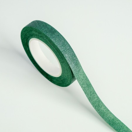 Tape -tape, dark - green, 13 mm, 27.3 meters-2
