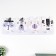 Decorative tree hooks "animals" blue18x50x4.5 cm