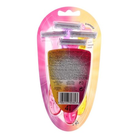 Female razor Bic Miss Soleil Color Collection, 3 blades, 4 pcs.-1