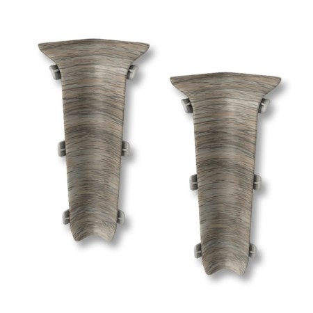 Inner lexide angle 80mm snowy oak (2pcs/blister)