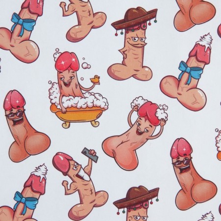 Paper packing craft white "Fun mood", 50 x 70 cm-2