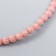 Beads for aromatherapy with the hole "Round. Light pink" d = 0.6 cm set of 60 pcs +-5