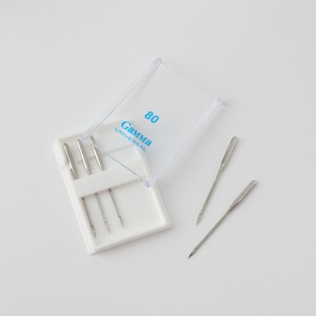 Needles for household sewing machines, universal, No. 80, 5 pcs, nu-1