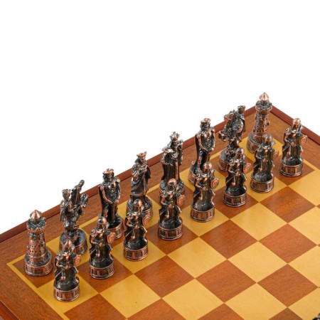Souvenir chess "Knights", h King-7 cm, pawns-6 cm. D-2 cm, 36 x 36 cm-2