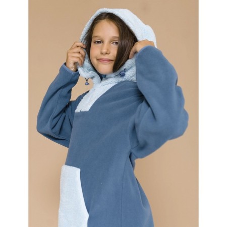 Jacket for girls, height 146 cm, dark gray color-7