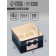 Box for 4 cupcakes with a transparent lid, "Male to Ark", 16 × 16 × 10 cm, confectionery packaging