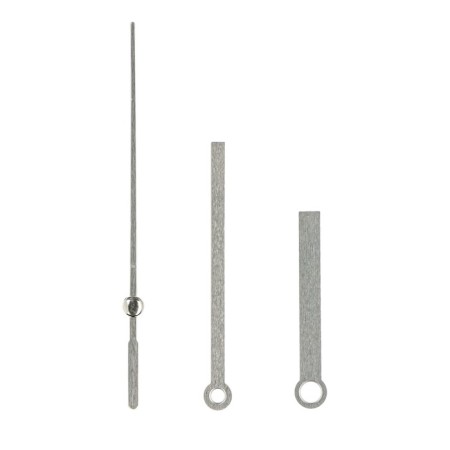 A set of 3 arrows for 50/70/77 mm watches, packing 10 pcs, silver