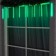 Garland "icicles" 2.5 × 0.3 m, IP65, transparent thread, 192 LED, Green glow with a drain effect, 12 V effect