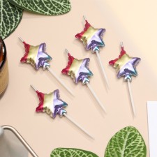 Set of candles for the cake, 5 pcs 