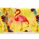 Rose Flamingo tablecloth, 108 × 180 cm