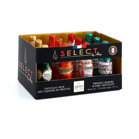 New Year. Figure chocolate Select by Abtey, with alcoholic filling, assorted, 13 ± 1 g-1