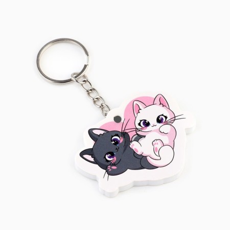 Cat key a keychain, 8.9 x 3.9 cm-1