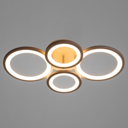 Ring chandelier LED 80W brown 2700-6400K 60x45x14-1