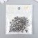 Beads for creativity plastic "Russian letters on silver" set 10 grams 0.7x0.7 cm