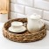 Basket for serving the reed "reed", d = 32 cm, from straw