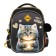 School backpack 37 x 28 x 13cm, ergonomic back, Across 557, gray